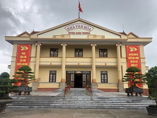 Thi công lắp đặt hệ thống điều hòa không khí tại Nhà văn hóa huyện Xuân Trường- Nam Định